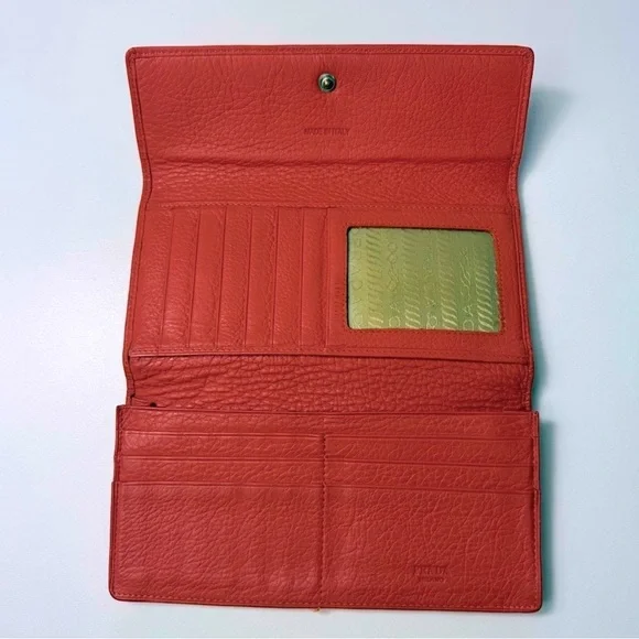 Prada Red Leather Wallet Authentic EUC - Picture 6 of 8